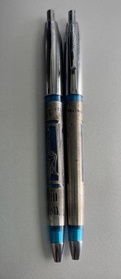 Sheaffer s Sterling Silver Ball Point Pens - Pieta- Vatican Pavilion-AS IS