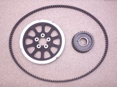 Antrieb Zahn Riemen Scheibe Rad Harley Softail Deluxe Heritage drive belt pulley