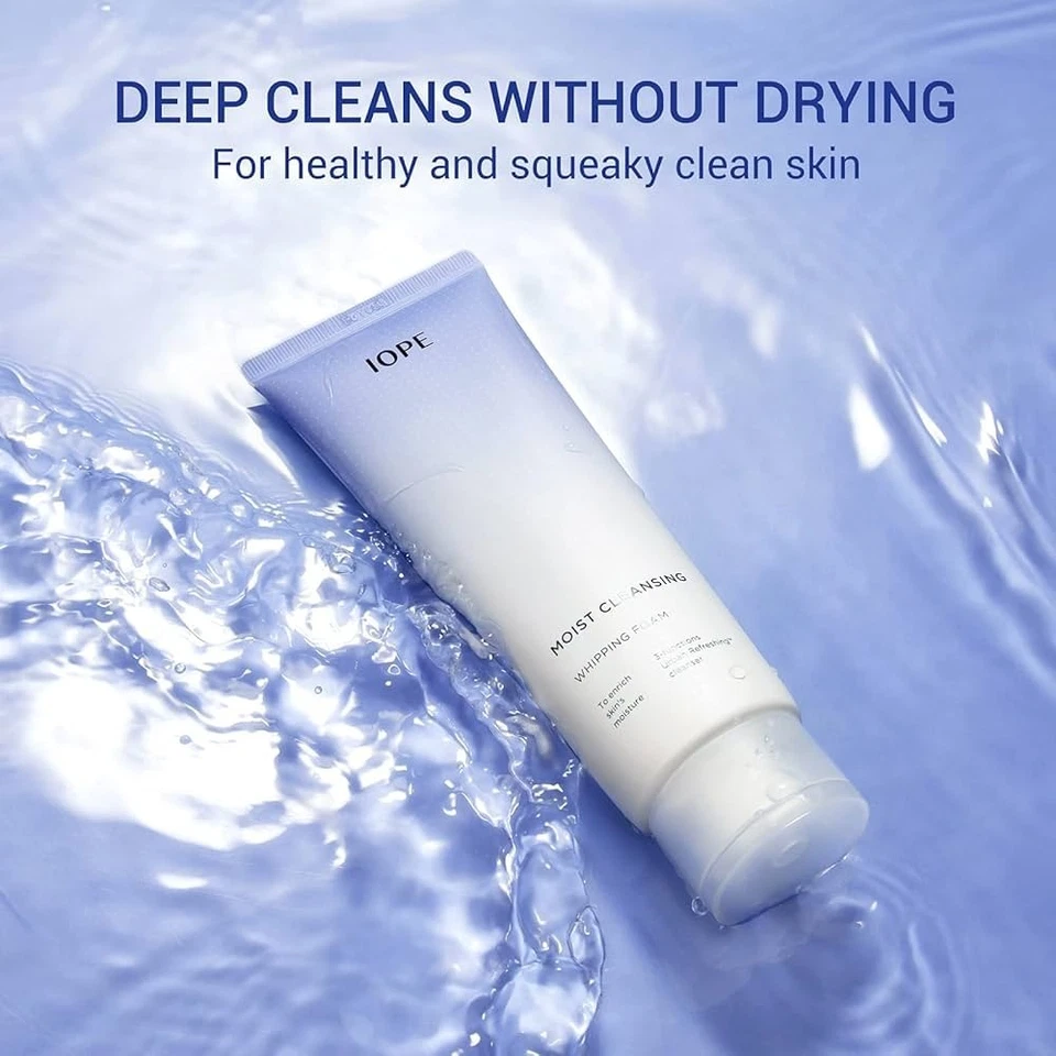 IOPE Moist Cleansing Whipping Foam 180ml | Tracking Shipping - Image 3 of 3