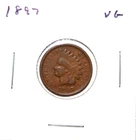 1897 US Indian Head Cent  VG Very Good Free Shipping