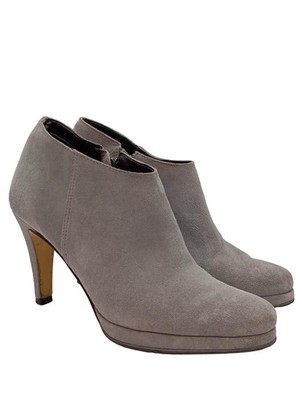 BUFFALO LONDON Reißverschluss-Stiefeletten Damen Stiefeletten Gr. DE 37 hellgrau