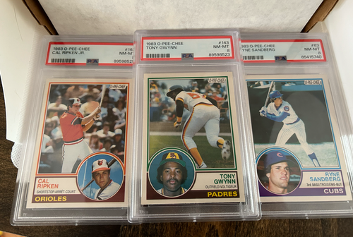 1983 O-Pee-Chee complete set (396 cards) Gwynn, Sandberg, Ripkin PSA 8 MINT SET! - Picture 2 of 3