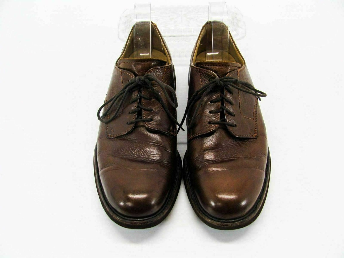 Frye Men\'s Brown Leather Jim Oxford Shoes Size 7.5 Frye Men Shoe Jim Size US 8.5D Brown Leather Lace Up Oxford  main image 4
