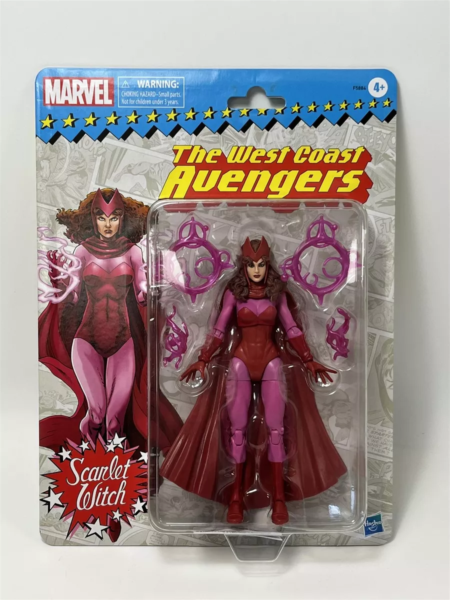 Avengers Hasbro Marvel Legends Series 6-inch Action Figure Toy Scarlet  Witch, Premium Design and 4 Accessories, for Kids Age 4 and Up