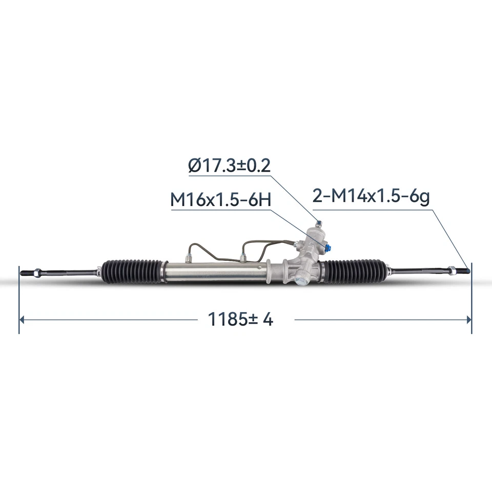 For 1998-2002 Toyota Corolla 1993-1997 Geo Prizm Power Steering Rack & Pinion Foto 3 de 4