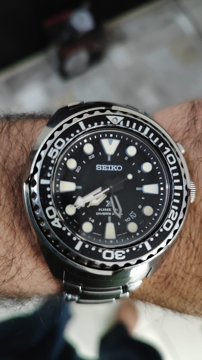 Seiko Prospex Kinetic GMT Diver's SUN019 5M85-0AB0 Black 48