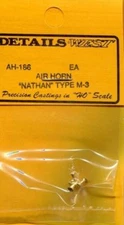 Details West 186 x HO Air Horn Nathan M3 Three Chime
