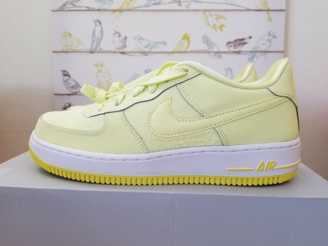 Nike Air Force 1 LV8 (GS) CITRON TINT/YELLOW PULSE WHITE AV8183 800 Size Multi | eBay