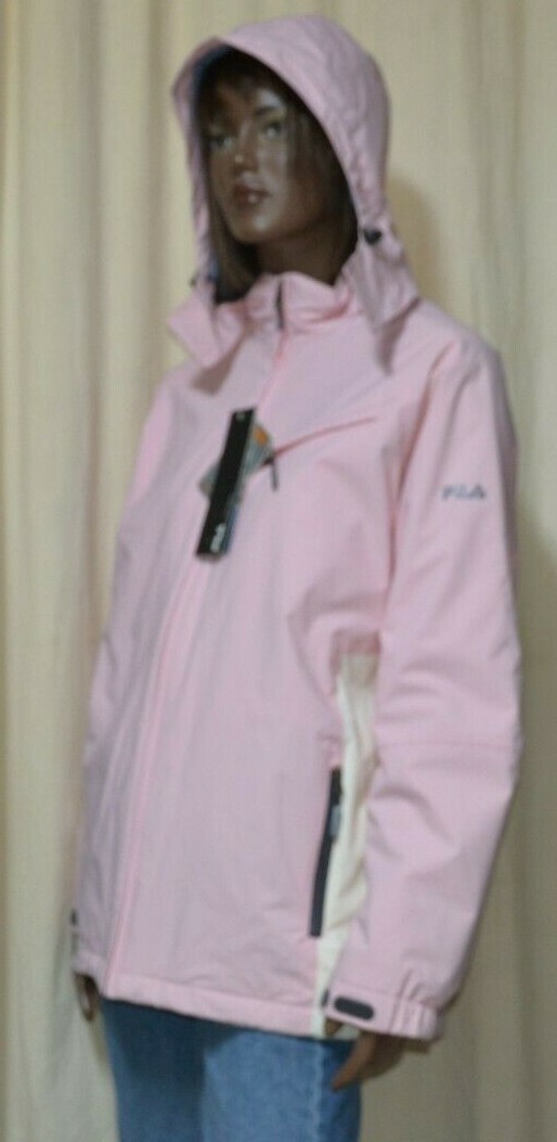 Giubbotto giacca Fila neve rosa bianco scii modello ragazza waterproof