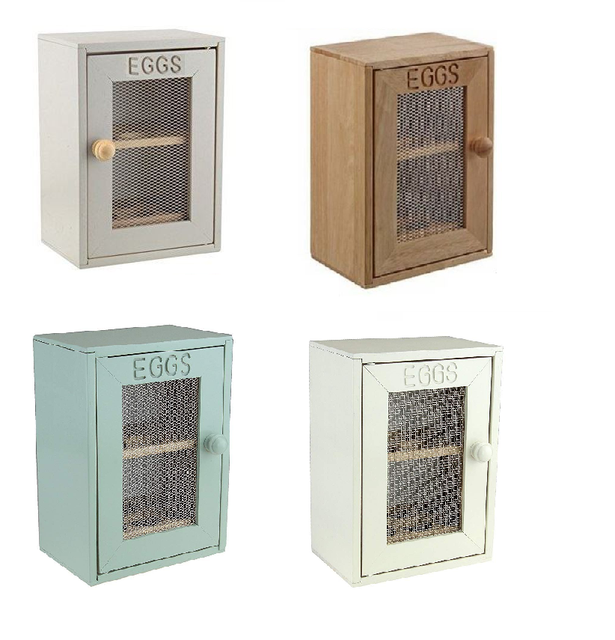 12 Egg 2 Tier Wood Storage Kitchen Chicken Eggs Container Cupboard Cabinet New