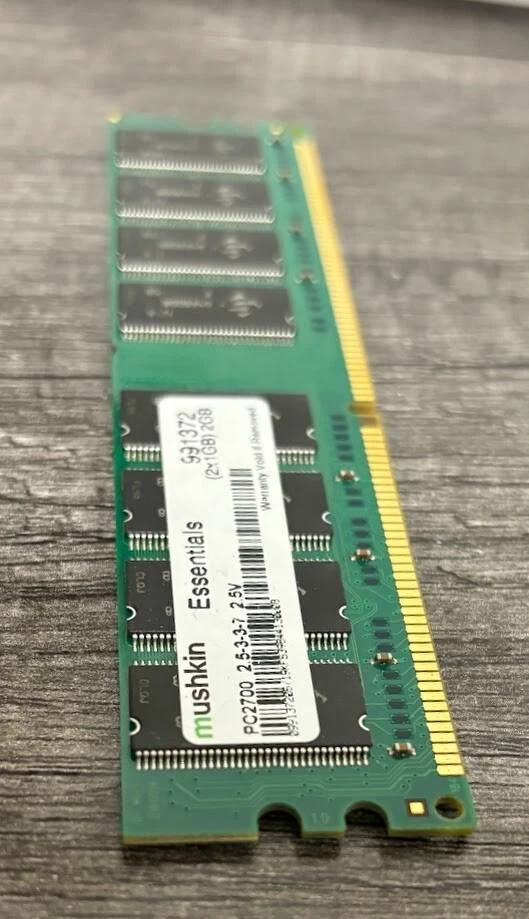 Mushkin Essentials PC 2700 991372 1GB 184 Pin DDR SDRAM DDR 333 - Image 3 of 4