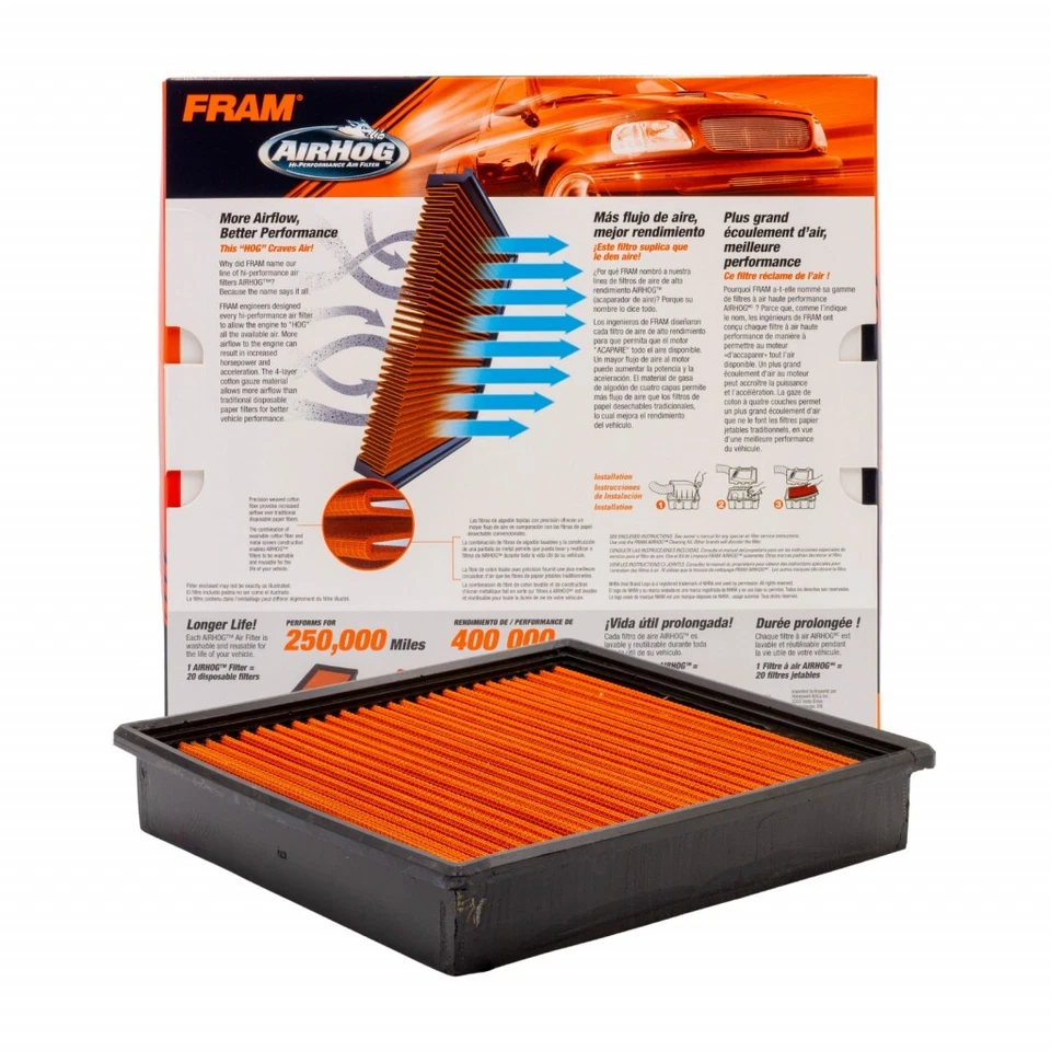 05-09 Ford Mustang filtro de aire PPA9895 Hi-Performance - Imagen 2 de 2