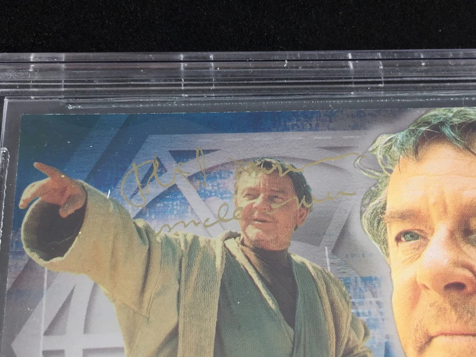 Phil Brown "UNCLE OWEN" Star Wars Topps Rookie Card signed autograph Beckett BAS - Image 2 of 2