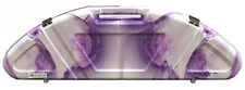 Gold Ring Genesis Hard Bow Case, Purple/White Swirl,  NASP, FREE SHIPPING