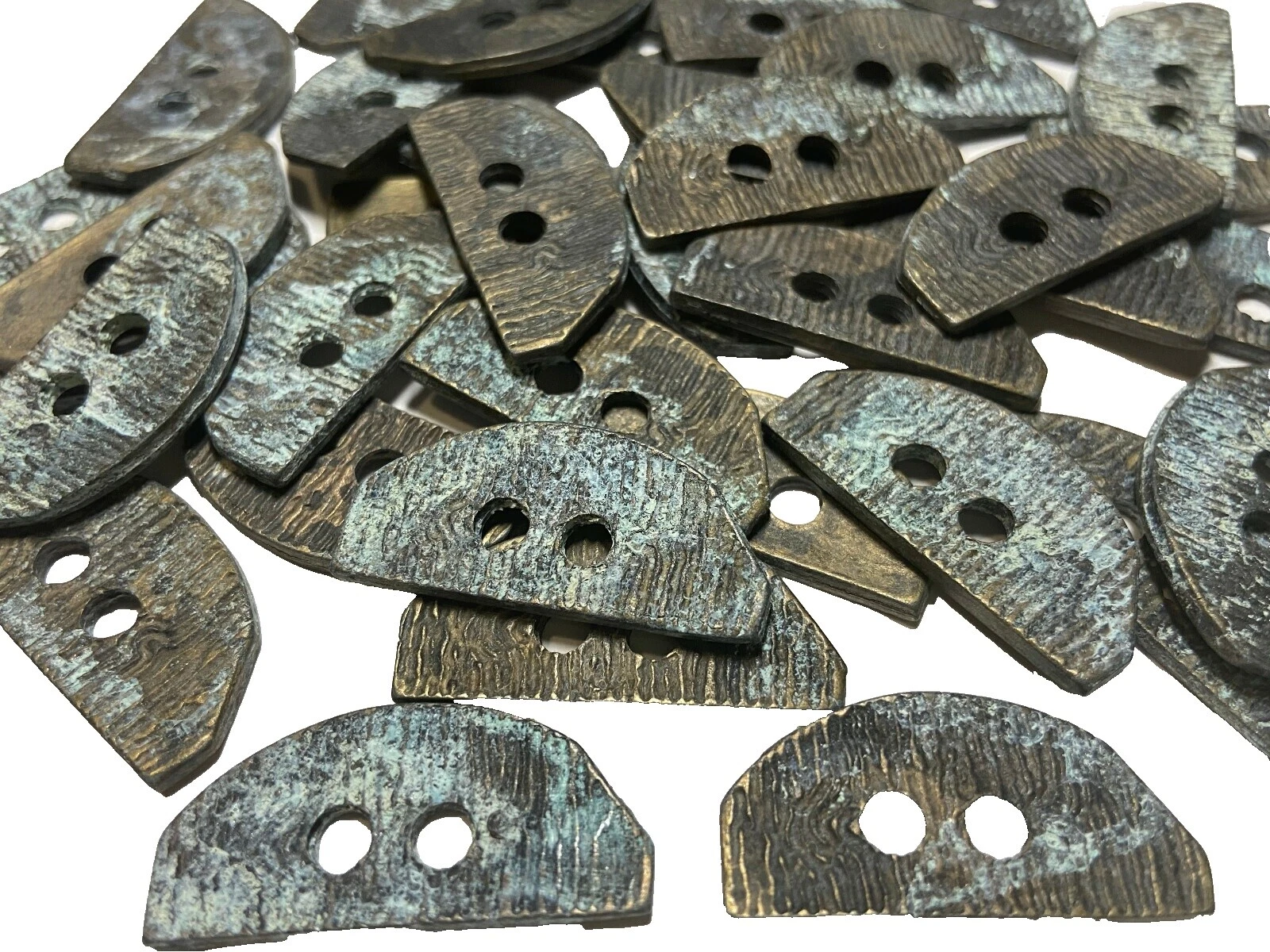 Upholstery Metal 2-Hole Flat Button Sewing Buttons