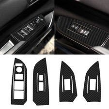 4pcs Carbon Fiber Interior Door Control Cover Trim For Acura Ilx 2016-2022