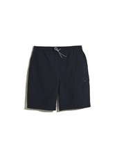 Image of Farah Tech Mayhew Drawstring Shorts In True Navy - Size M RRP £65