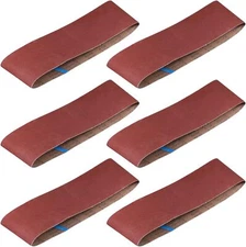 9 PCS 6 x 48 Inch AO Sanding Belts 240 Grit Belt Sander Tool For Metal Polishing