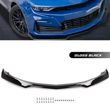 Fits For 16-22 Chevy Camaro 1LE Style ABS Front Bumper Lip Splitter Gloss Black