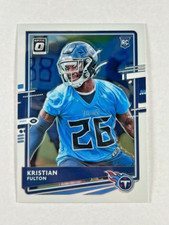 2020 Panini Donruss Optic Kristian Fulton #109 Rookie Tennessee Titans
