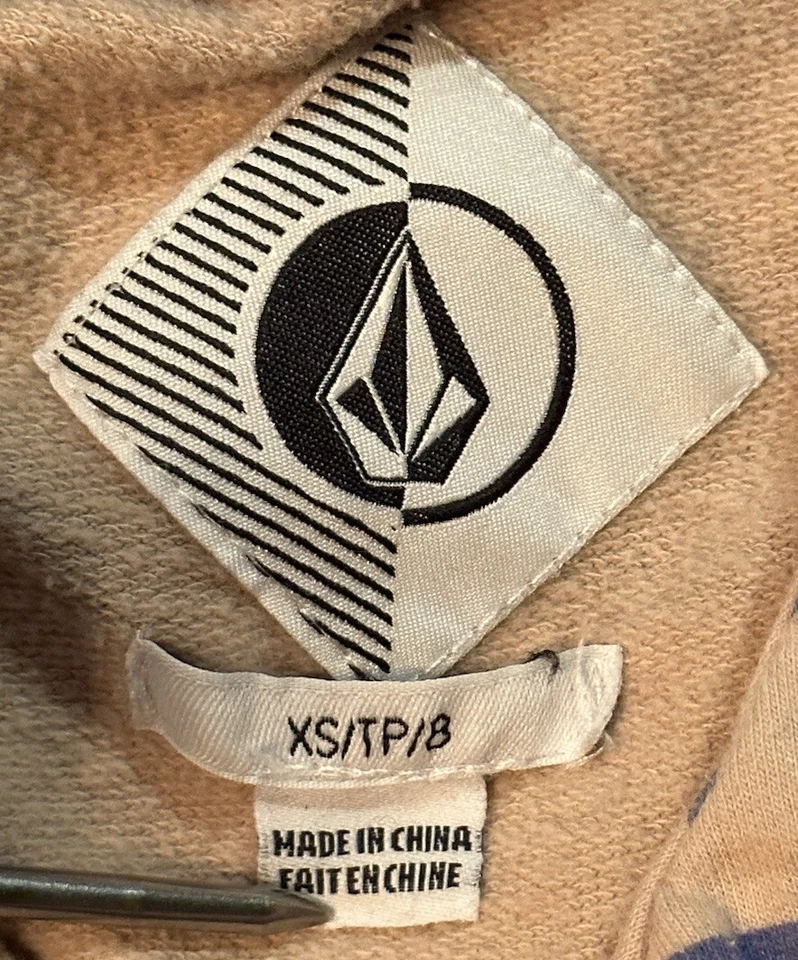 WOMENS VOLCOM HOODY XS hoodie pull over - Image 3 of 4