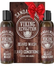 Viking Revolution Beard Wash & Conditioner Set 5 Fl Oz (Pack of 2) 