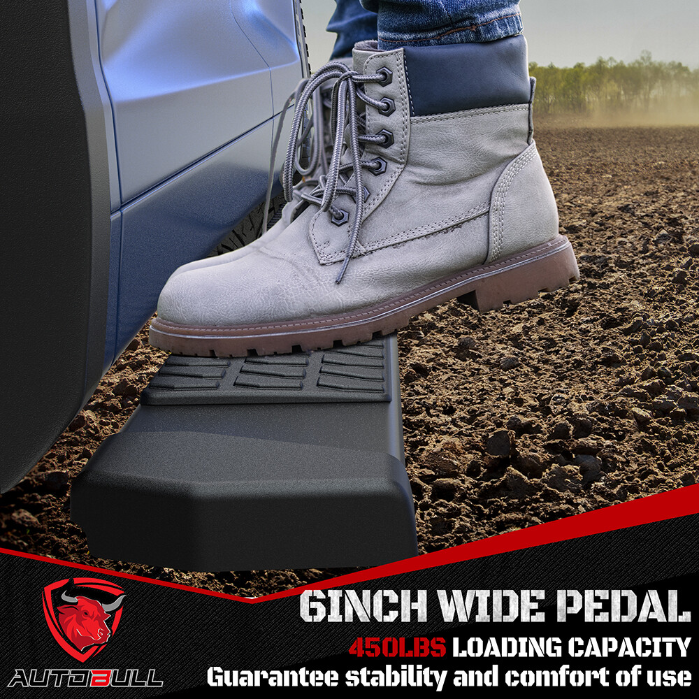 6" Running Boards for 2024 2025 Toyota Tacoma Double Cab Drop Side Step Nerf Bar