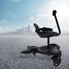 Ride-On Pedal Detachable Seat Non-Slip Kids Buggy Board Stroller Step Stand
