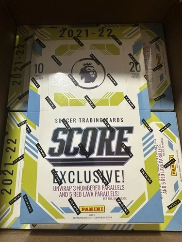 2021-22 Panini Score EPL Premier League Soccer Factory Sealed Box 20 Packs Olise