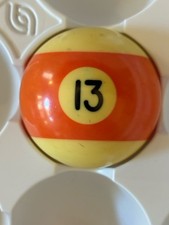Aramith Billiard Pool Ball 2.25" Replacement Orange Stripe 13 Ships FREE 