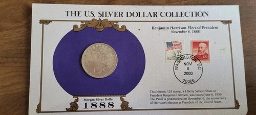 1888 Morgan Silver Dollar $1 – 90% Silver – AU/XF – Philadelphia – Nice Detail