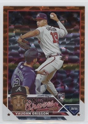 2023 Topps Series 1 Orange Foil 20/299 Vaughn Grissom #275 Rookie RC 1h2h