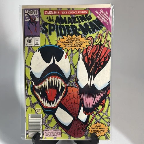Amazing Spider-Man #363 1992 Marvel VF-NM Comic Book Venom Carnage