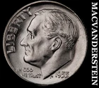 1955 Silver Roosevelt Dime - Choice Gem Brilliant Unc  Lustrous  #K1541