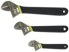 APEX TOOL GROUP-ASIA 213200 Master Mechanic 3 Piece Adjustable Wrench Set