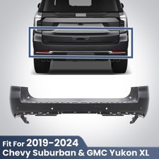 For 2021-2024 Chevrolet Suburban Gmc Yukon Xl Rear Upper Bumper Cover W Sensor For 2021-2024 Chevrolet Suburban Gmc Yukon Xl Rear Upper Bumper Cover W Sensor