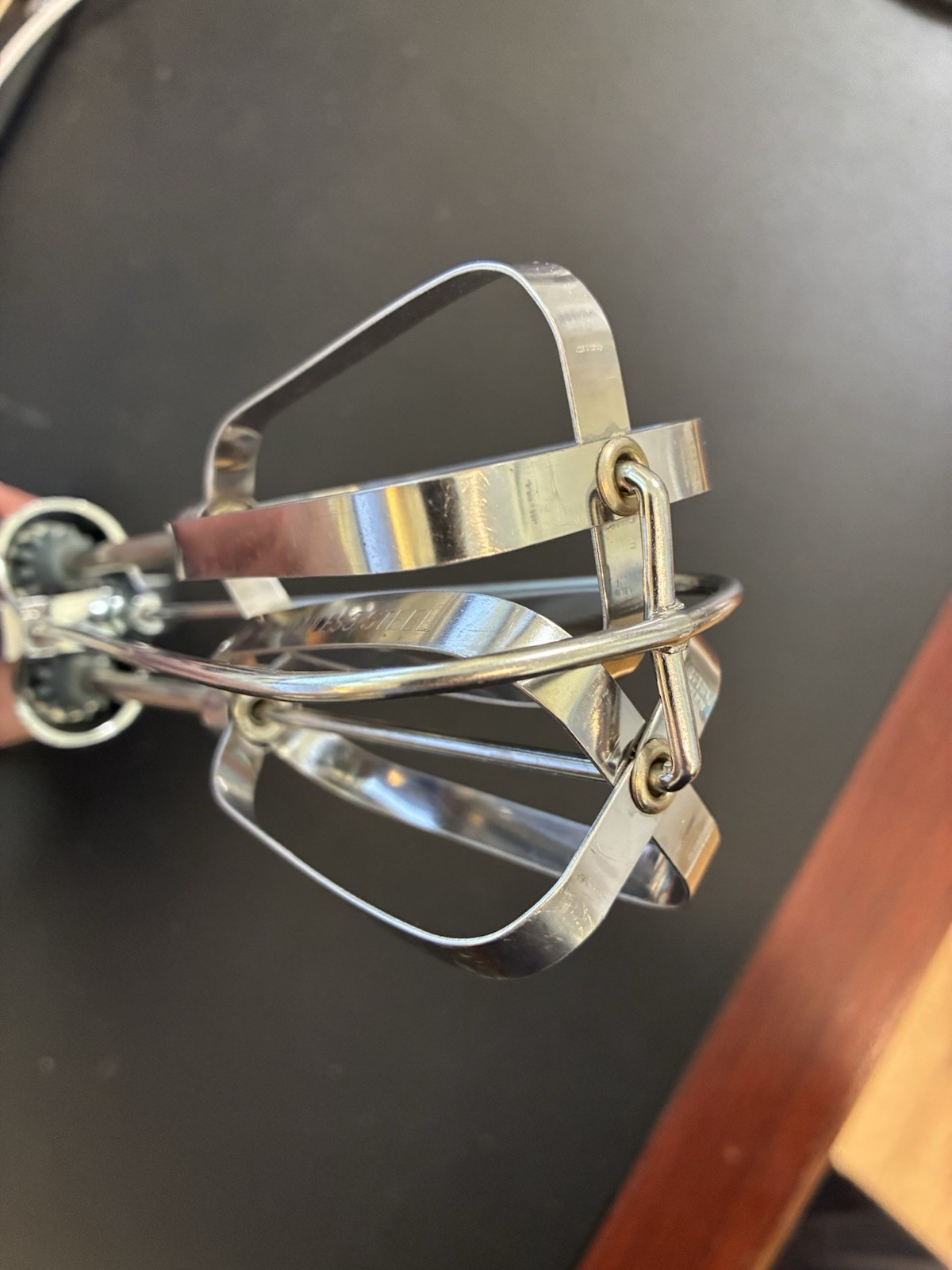 Vintage Ekco Best Manual Hand Crank Egg Beater Mixer Tool Stainless Steel USA