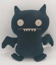 Ugly Doll Black Ice Bat 14 Inch 2002 Plush Pretty Ugly Doll Sum-Mim Kim Horvarth