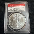 2020 S  American Silver Eagle PCGS MS69 First Strike Emergency Issue