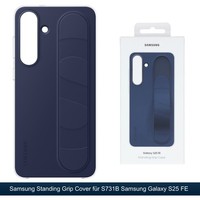 Original Samsung Galaxy S25 Fe Standing Grip Cover EF-GS731 Case HüLle Dark Blue