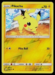Pikachu 54/214 Reverse Holo Sun & Moon Unbroken Bonds