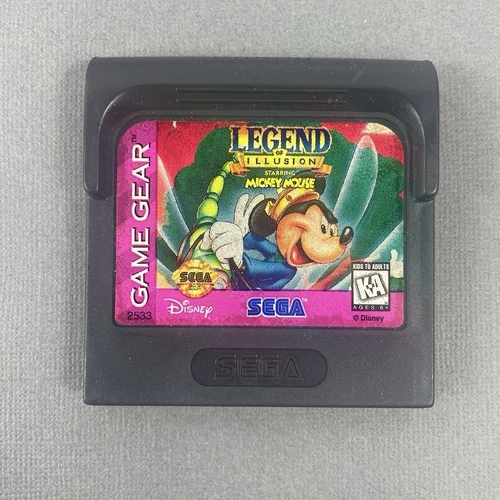 Legend of Illusion Mickey Mouse Sega Game Gear - Game Only Disney