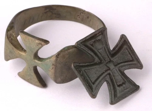 Torpedoboot Tiger Ring WW2 German Iron Cross Germany WWII Wehrmacht Military Set