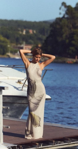 Vestido de tul con estampado de caparazón de Zara agotado - Imagen 2 de 7