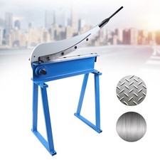 Blue Modern Floor Mount Metal Shear 50cm Blade 1.2mm-1.5mm Cutting Thickness UK