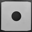12" White Paper Record Sleeves - Inner Sleeve Vinyl -  Pack of 500 - Free Post