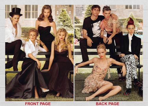 Celebrity Vogue Spread 2010 con Usher, Olsens, + más - 7 páginas anuncio de doble cara - Imagen 4 de 7