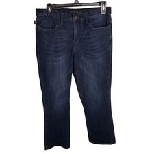 Rock Republic Jeans Kendall 10 Blue Jeans Capri Button Flap Tag Rivets
