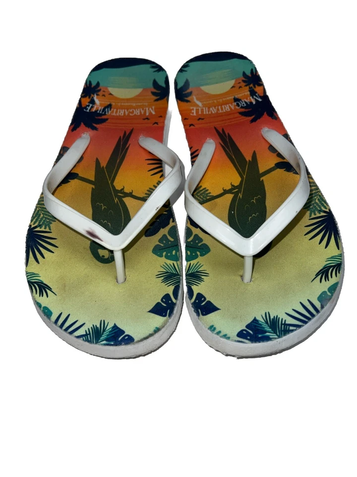 Chanclas Jimmy Buffet Margaritaville Tanga Sandalias Loro 10 Foto 2 de 4