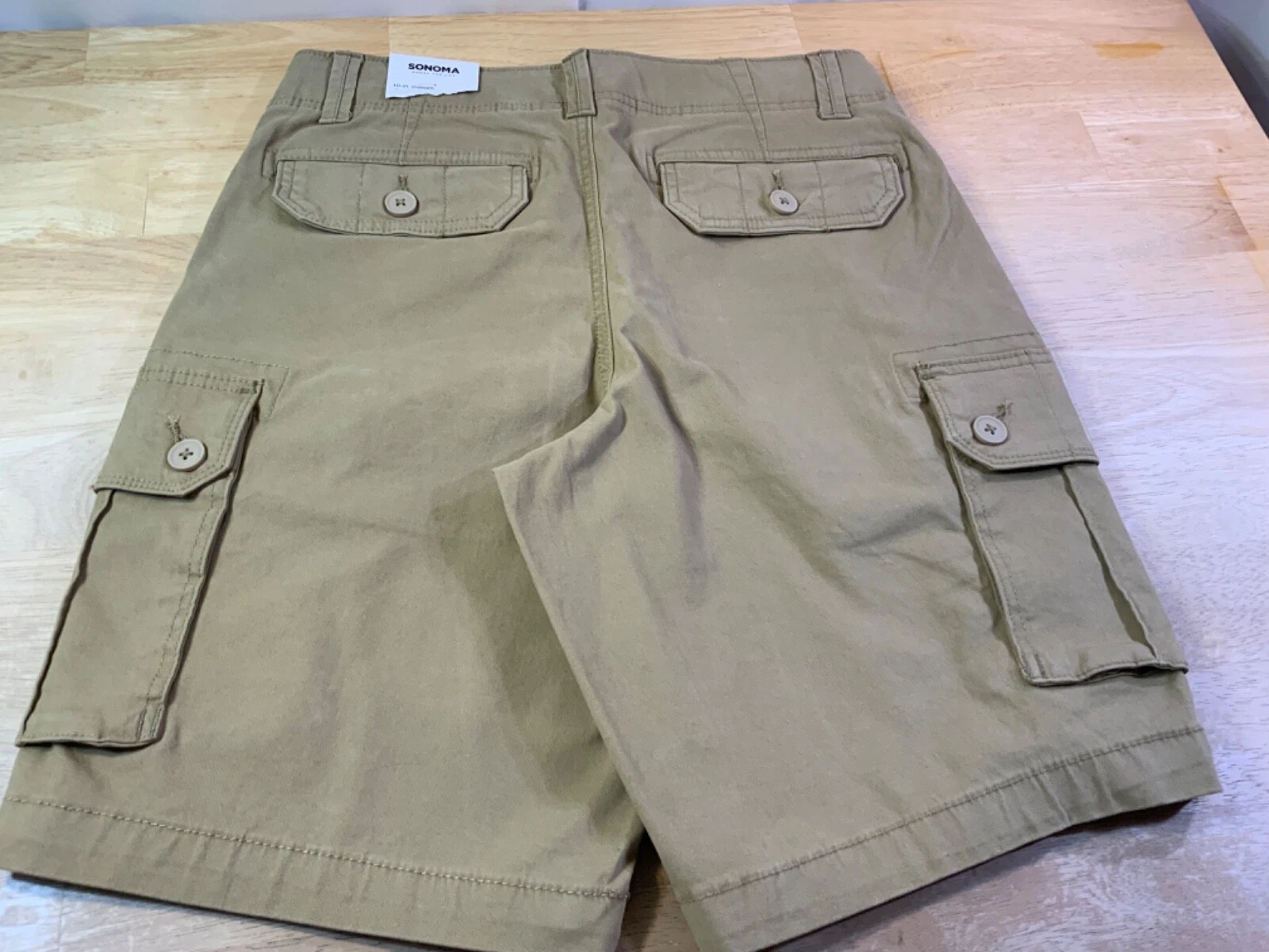 New Men's Sonoma Everyday Cargo Shorts Sz 29-Nice Color!!*